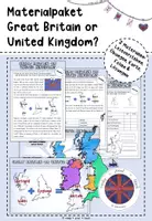 Vorschau - Arbeitsblätter - Materialpaket Great Britain or United Kingdom - Deckblatt