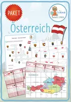 Vorschau - Arbeitsblätter - Österreich – 4x Spiele und Aktivitäten - Deckblatt