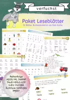 Vorschau - Arbeitsblätter - Materialpaket Leseblätter für die 1. Klasse - 92 Seiten, passend zu Fibel Karibu - Deckblatt