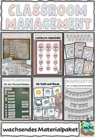 Vorschau - Mal- und Bastelvorlagen - Materialpaket Classroom Management DaZ / Deutschklasse - Deckblatt