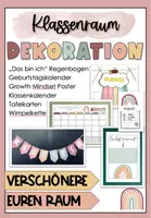 Vorschau - Poster - Klassenraum verschönern - Materialpaket - Deckblatt