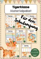Vorschau - Bildkarten - Tigerklasse Materialpaket - Deckblatt