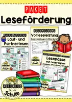 Vorschau - Fördermaterial/Inklusion - Leseförderung - Paket - Deckblatt