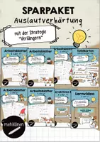 Vorschau - Arbeitsblätter - SPARPAKET| Auslautverhärtung| Strategie Verlängern - Deckblatt