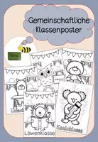 Vorschau - Mal- und Bastelvorlagen - Materialpaket Klassenposter - Deckblatt