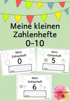 Vorschau - Arbeitsblätter - Materialpaket, Zahlenheft, 0-10, Ziffern, Förderung - Deckblatt