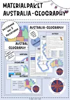 Vorschau - Arbeitsblätter - Materialpaket Australia - Geography - Deckblatt
