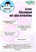 Vorschau - Arbeitsblätter - Materialpaket "Erste Tage" Elternabend und Elternbriefe - Deckblatt