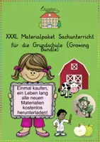 Vorschau - Unterrichtsreihen - Sachunterricht: XXXL Sparpaket - Kl. 1-5 (Alle Themen / wachsend) - Deckblatt