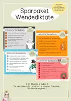 Vorschau - Aufgabenkarten - Das große Materialpaket Wendediktate - Deckblatt