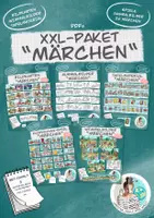 Vorschau - Unterrichtsreihen - XXL-Materialpaket "Märchen" Wimmelbilder/Bildkarten/Ausmalbilder/Tafelmaterial/Spiel - Deckblatt