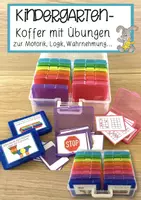 Vorschau - Spiele - Kiga Koffer - Set (Kindergarten Vorschule Anfangsunterricht) - Deckblatt