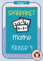 Vorschau - Unterrichtsreihen - Mathe Klasse 4 – Mega Sparpaket (Zahlenraum Million, Größen & Rechenstrategien Grundschule) - Deckblatt