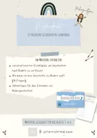 Vorschau - Arbeitsblätter - Materialpaket: Zu Bildern Geschichten schreiben (Bildergeschichten) - Deckblatt