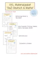 Vorschau - Arbeitsblätter - XXL Materialpaket "DaZ - Deutsch & Mathe" (wachsend) - Deckblatt