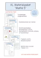 Vorschau - Arbeitsblätter - XL Materialpaket "Mathe 5" (wachsend) - Deckblatt