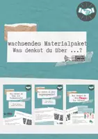 Vorschau - Stundenentwürfe - wachsendes Materialpaket: Was denkst du über ...? - Deckblatt