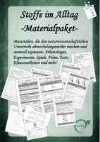 Vorschau - Arbeitsblätter - Stoffe im Alltag: Materialpaket - Deckblatt