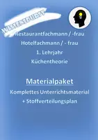 Vorschau - Stundenentwürfe - Materialpaket Refa Hofa 1. Lehrjahr Küche - Deckblatt