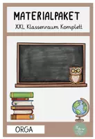 Vorschau - Arbeitsblätter - XXL Materialpaket Klassenraum Komplettes Set - Deckblatt
