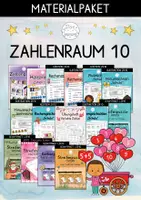 Vorschau - Arbeitsblätter - MATERIALPAKET | Zahlenraum 10 - Deckblatt