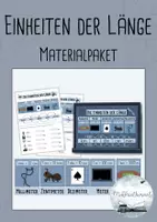 Vorschau - Arbeitsblätter - Materialpaket Längen - Deckblatt