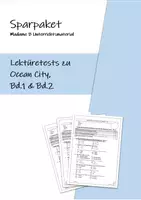 Vorschau - Arbeitsblätter - Sparpaket: Lesekontrollen zu "Ocean City" Band 1&2 - Deckblatt