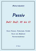 Vorschau - Arbeitsblätter - Materialpaket: Passiv A1-C1 - Deckblatt