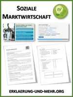 Vorschau - Arbeitsblätter - Die Soziale Marktwirtschaft (Materialpaket) - Deckblatt