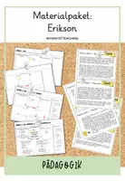 Vorschau - Arbeitsblätter - Materialpaket: Erikson - Deckblatt