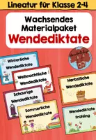 Vorschau - Arbeitsblätter - Wendediktate - Wachsendes Materialpaket - Deckblatt