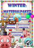 Vorschau - Stundenentwürfe - Winter - Wachsendes Materialpaket - Deckblatt