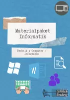 Vorschau - Stundenentwürfe - wachsendes Materialpaket: Informatik in Klasse 5 und 6 - Deckblatt