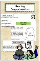 Vorschau - Arbeitsblätter - Materialpaket: Reading Comprehensions - Deckblatt