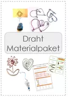 Vorschau - Arbeitsblätter - Draht Materialpaket - WG Werken und Gestalten - Kunst - Deckblatt