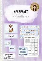 Vorschau - Arbeitsblätter - wachsendes Sparpaket: Haustiere - Deckblatt