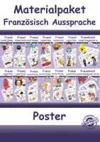 Vorschau - Poster - Materialpaket Französisch Aussprache, Merkposter - Deckblatt