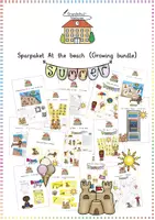 Vorschau - Arbeitsblätter - At the beach / Summer: XXL Sparpaket (wachsend) - Englisch - Kl. 3-5 - Deckblatt