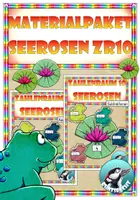 Vorschau - Arbeitsblätter - Materialpaket - Rechenfrösche im Zahlenraum 10 (Additionen und Subtrakionen) - Deckblatt