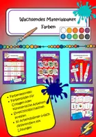 Vorschau - Arbeitsblätter - Materialpaket Farben - Deckblatt