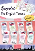 Vorschau - Arbeitsblätter - Sparpaket: The English Tenses (Flyer) - Deckblatt