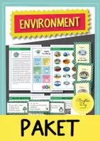 Vorschau - Arbeitsblätter - Environment Sparpaket (Englisch) - Deckblatt