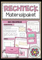 Vorschau - Arbeitsblätter - RECHTECK - Materialpaket - Deckblatt
