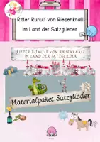 Vorschau - Arbeitsblätter - Materialpaket Satzglieder - Deckblatt