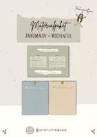 Vorschau - Präsentationen/Tafelbilder - Materialpaket: Start in die Woche und individuelles Wochenziel - Deckblatt