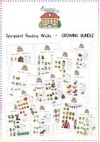 Vorschau - Arbeitsblätter - Reading Walks: XXL Sparpaket - Englisch - Kl. 2-4 (Lesespaziergänge - wachsend) - Deckblatt