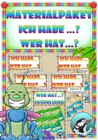 Vorschau - Unterrichtsreihen - Wachsendes Materialpaket : Lesespiel - Ich habe ...? Wer hat ...? - Deckblatt