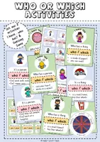 Vorschau - Spiele - Who or Which Activities Set - Deckblatt