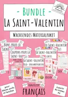 Vorschau - Arbeitsblätter - Wachsendes Materialpaket: La Saint-Valentin - Deckblatt