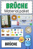 Vorschau - Arbeitsblätter - BRÜCHE Materialpaket / Mathe - Deckblatt